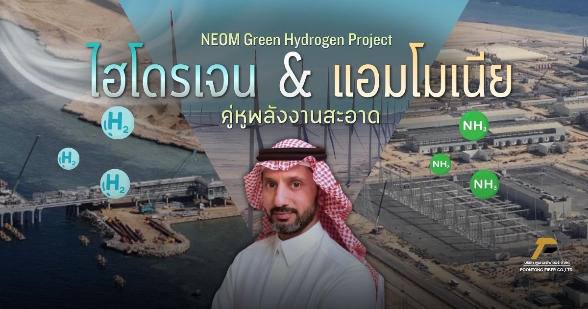 ภาพประกอบ ไฮโดรเจน & แอมโมเนีย คู่หูพลังงานสะอาด