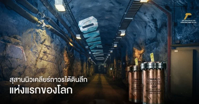 banner “Onkalo” สุสานนิวเคลียร์ถาวรใต้ดินลึกแห่งแรกของโลก